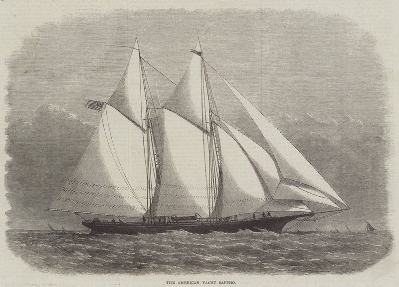 Az amerikai Sappho jacht alkotó: Edwin Weedon