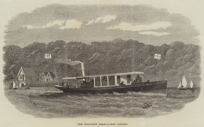 A Twin-Screw Steam-Launch Ladybird alkotó: Edwin Weedon