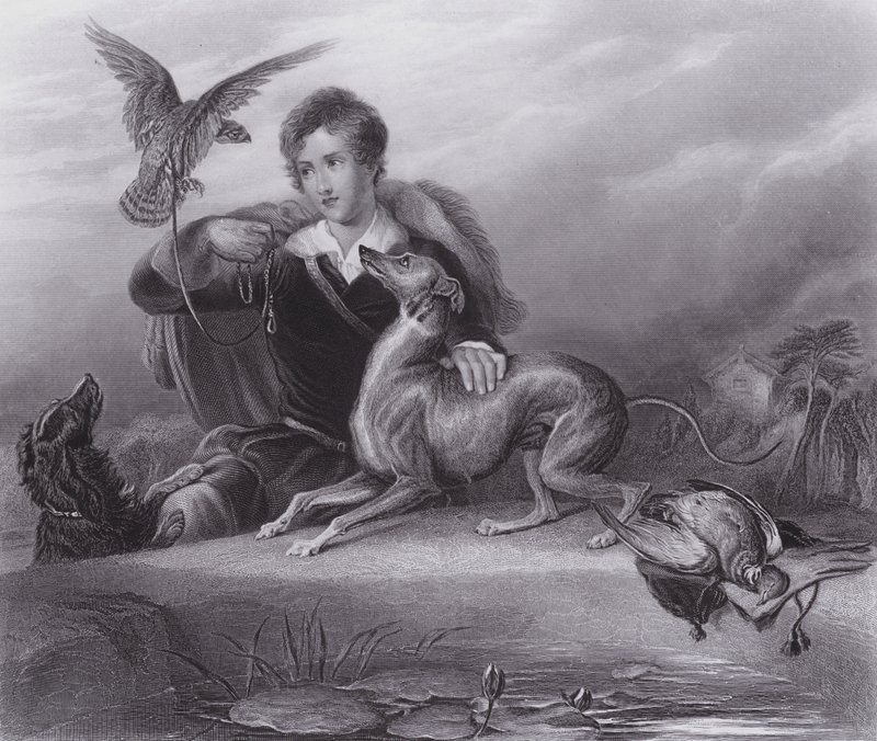 A Főnök barátai (metszet) alkotó: Edwin (after) Landseer