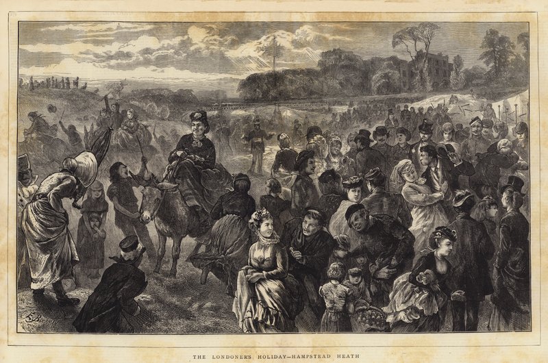 A londoniak nyaralása, Hampstead Heath alkotó: Edwin Buckman
