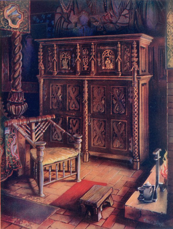 A "királyi szoba", Oxburgh Hall alkotó: Edwin John Foley