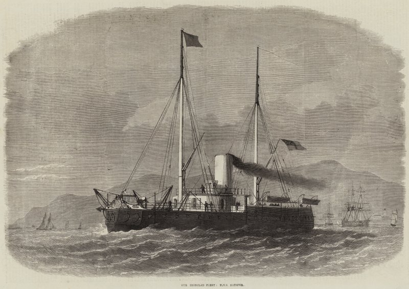 Vaskalapos flottánk, HMS Hotspur alkotó: Edwin Weedon