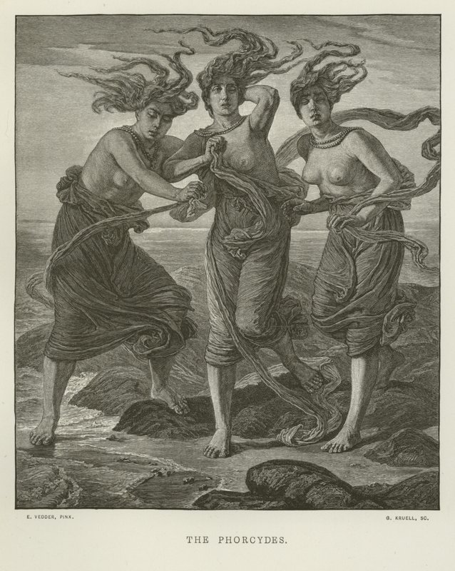 A Phorcydes (metszet) alkotó: Elihu Vedder