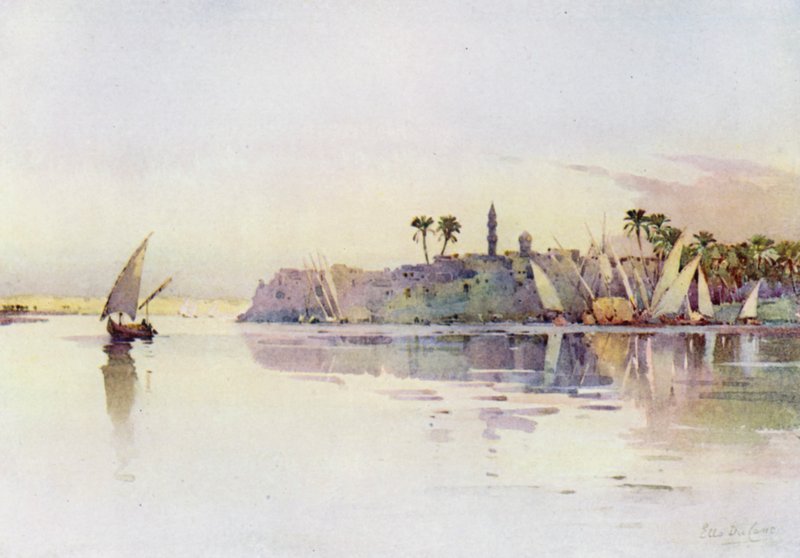 balinéz (színes litho) alkotó: Ella Du Cane