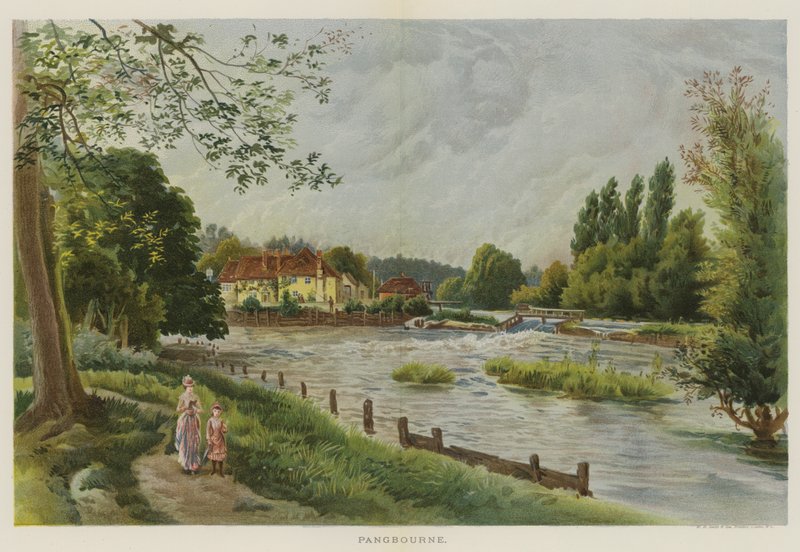 Pangbourne (chromolitho) alkotó: English School