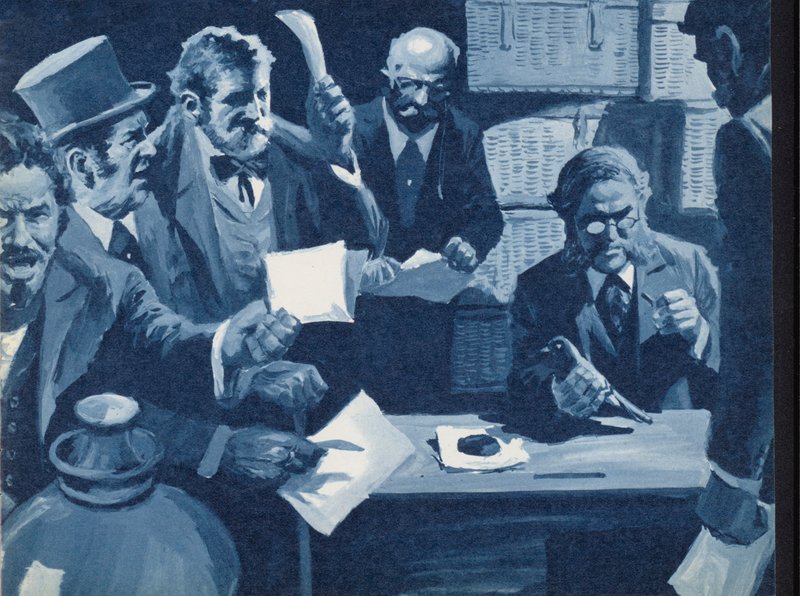 Paul Julius Reuter és galambpostája alkotó: English School