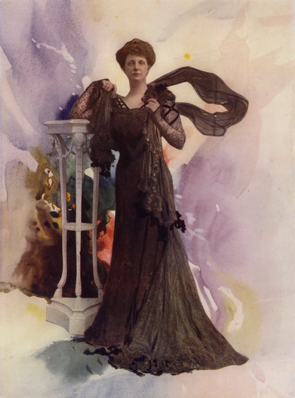 Miss Kate Sargeantson (színes fotó) alkotó: English Photographer