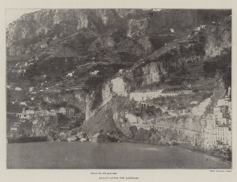 Amalfi a földcsuszamlás után alkotó: English Photographer