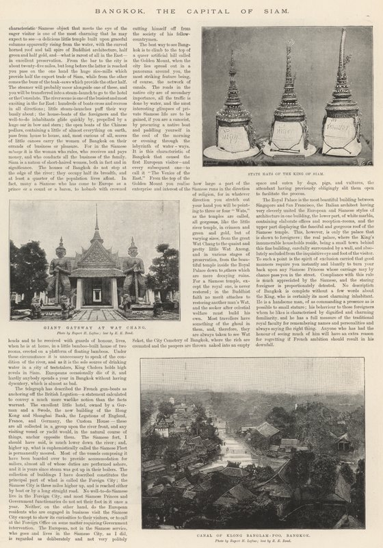 Bangkok, Sziám fővárosa alkotó: English Photographer