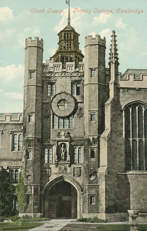 Óratorony, Trinity College, Cambridge (színes fotó) alkotó: English Photographer