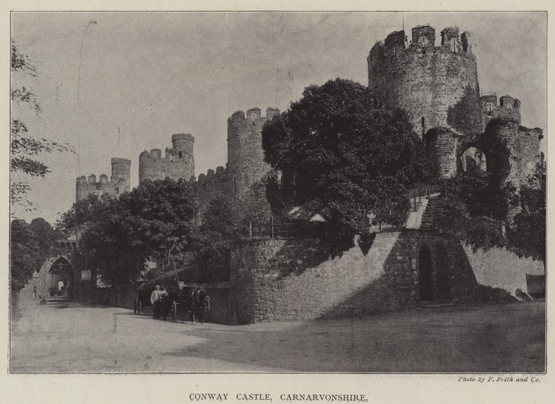 Conway kastély, Carnarvonshire alkotó: English Photographer