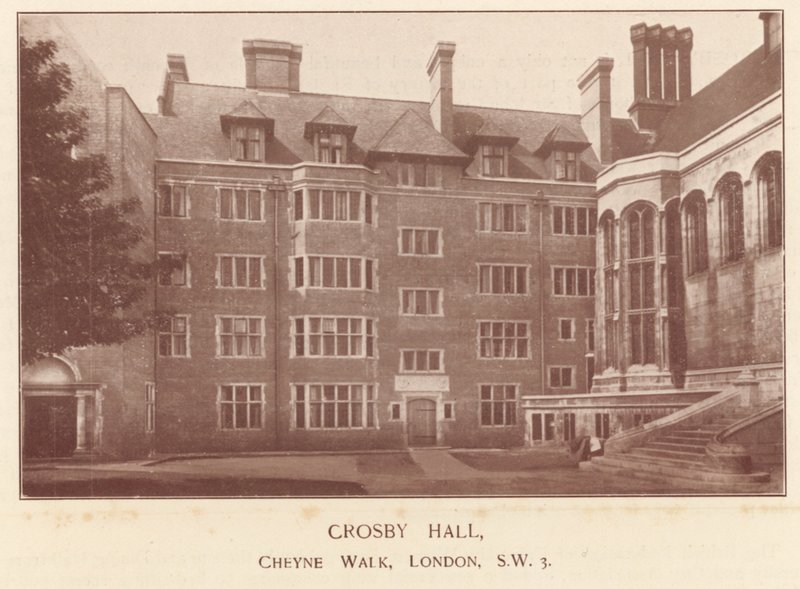Crosby Hall, Cheyne Walk, London alkotó: English Photographer