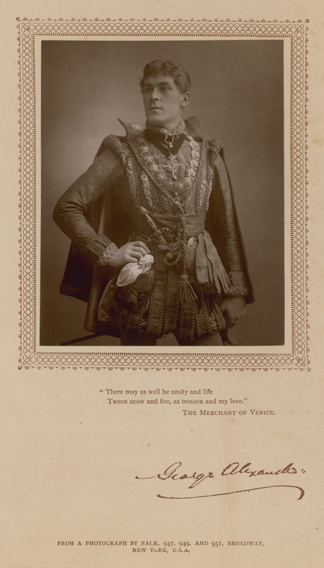 George Alexander, színész alkotó: English Photographer