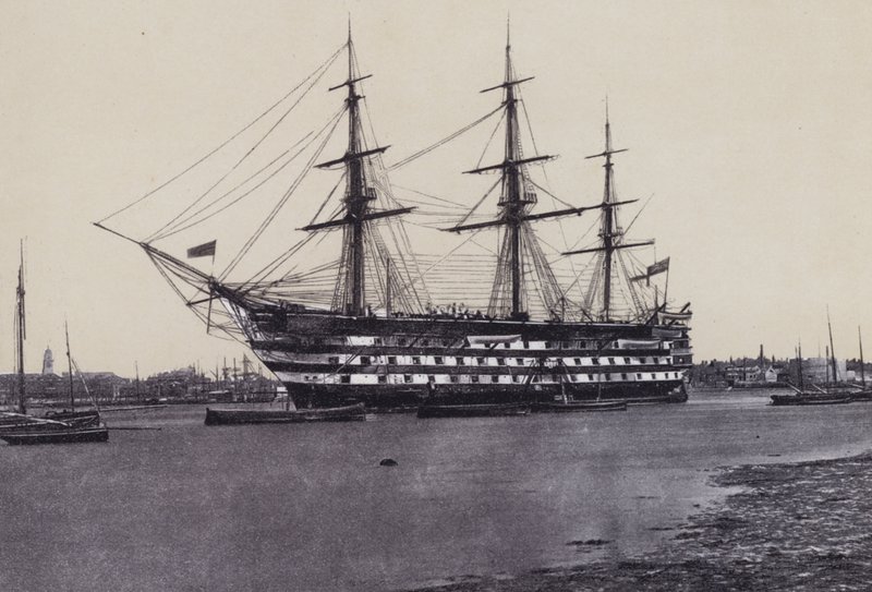 HMS St Vincent (f/w fotó) alkotó: English Photographer