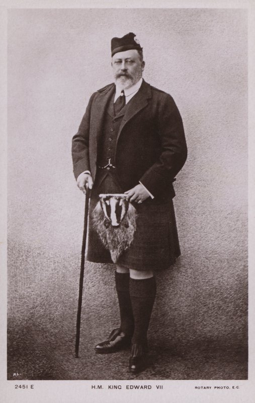 VII. Edward király (fekete-fehér fotó) alkotó: English Photographer
