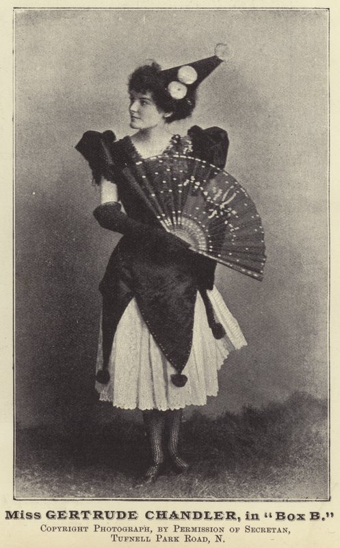 Miss Gertrude Chandler, a B dobozban alkotó: English Photographer