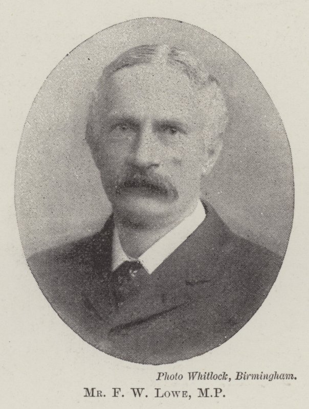 F W Lowe képviselő úr alkotó: English Photographer