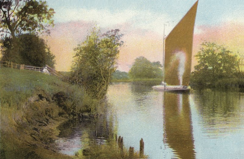 Postwick Reach, Whitlingham, Norwich közelében alkotó: English Photographer