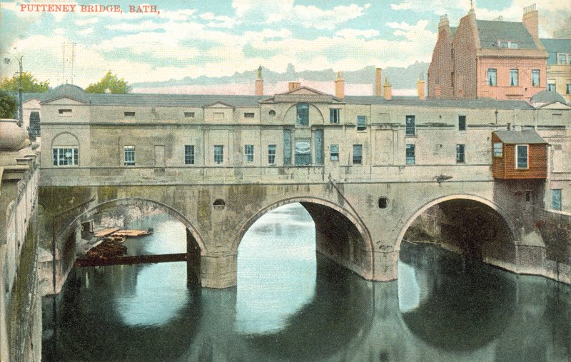 Pulteney Bridge, Bath, Somerset (színes fotó) alkotó: English Photographer