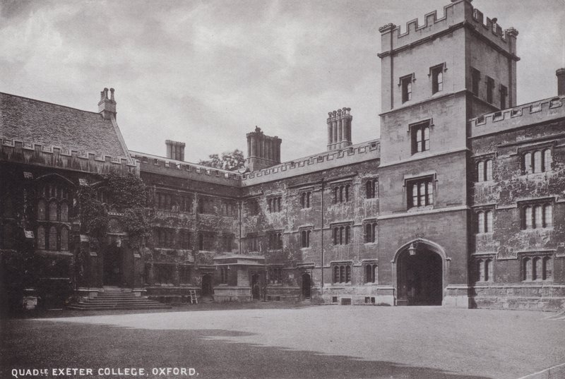 Quadrangle Exeter College, Oxford alkotó: English Photographer