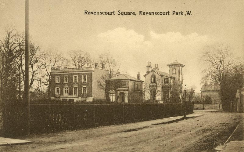 Ravenscourt Square, Ravenscourt Park, London (f/w fotó) alkotó: English Photographer