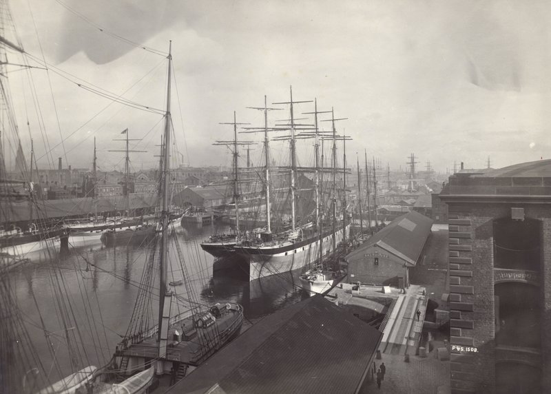 Salthouse Dock, Liverpool, 1897. június alkotó: English Photographer