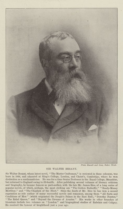 Sir Walter Besant alkotó: English Photographer