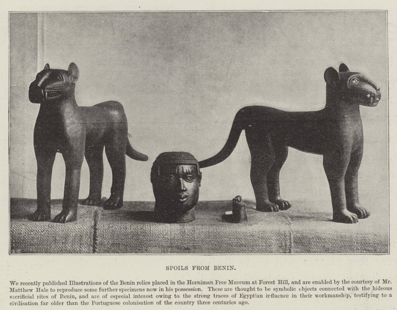 Benin zsákmánya alkotó: English Photographer