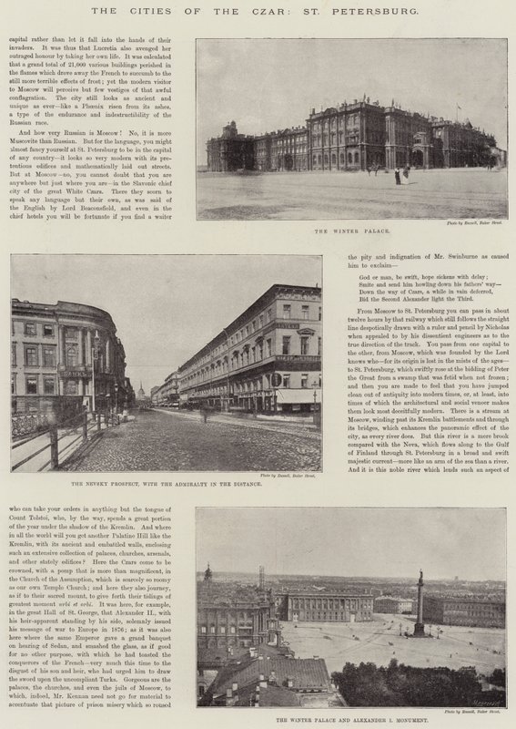 A cár városai, Szentpétervár alkotó: English Photographer