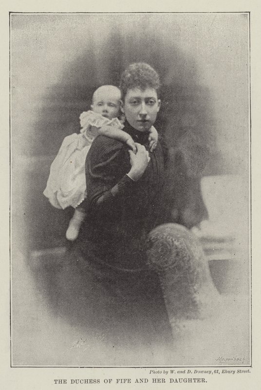 Fife hercegnője és lánya alkotó: English Photographer