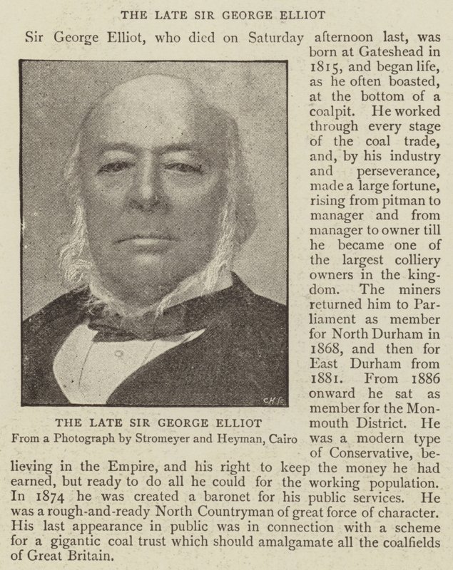A néhai Sir George Elliot alkotó: English Photographer