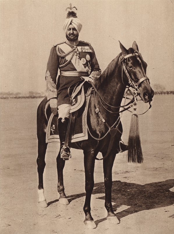 A patialai maharadzsa (fekete-fehér fotó) alkotó: English Photographer