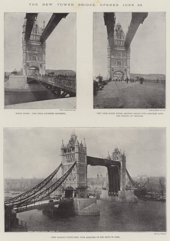 A New Tower Bridge június 30-án nyílt meg alkotó: English Photographer