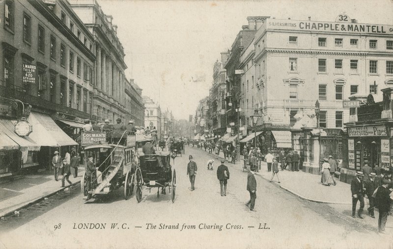 The Strand a Charing Crossból, Londonból alkotó: English Photographer