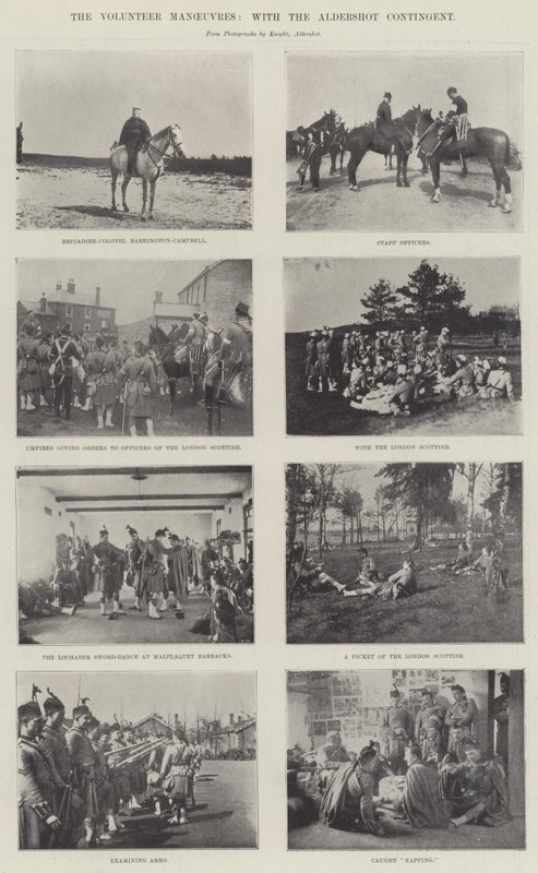 Az önkéntes manőverek az Aldershot-kontingenssel alkotó: English Photographer