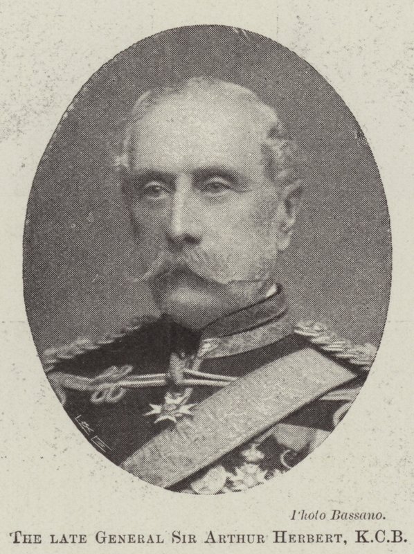 A néhai Sir Arthur Herbert tábornok, KCB alkotó: English Photographer