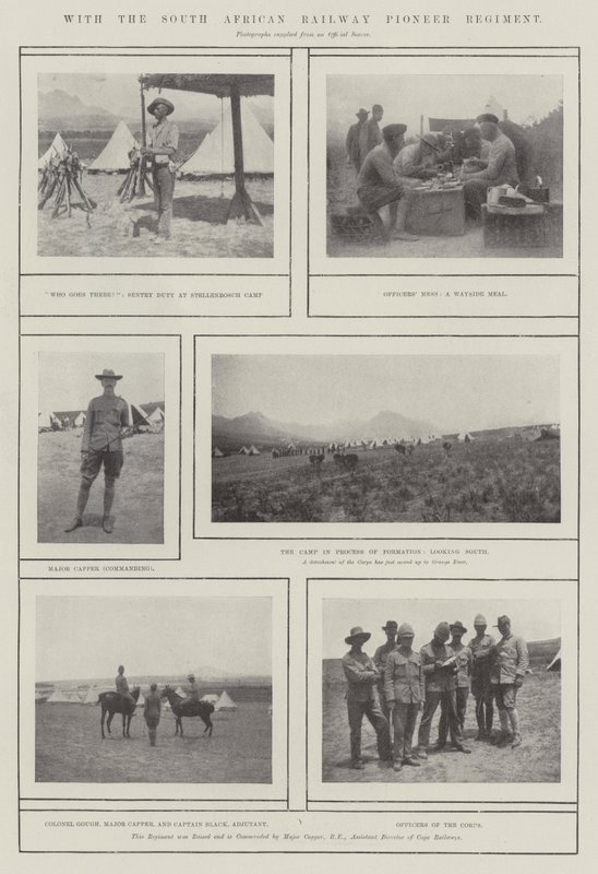 A dél-afrikai vasúti úttörőezreddel alkotó: English Photographer