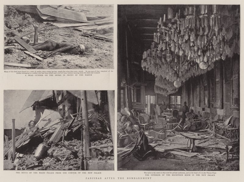 Zanzibár a bombázás után alkotó: English Photographer
