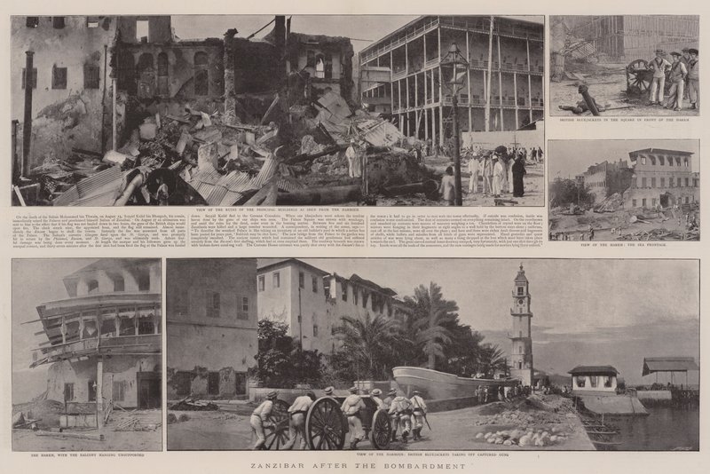 Zanzibár a bombázás után alkotó: English Photographer