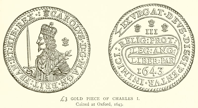 3 GBP I. Károly aranydarab alkotó: English School