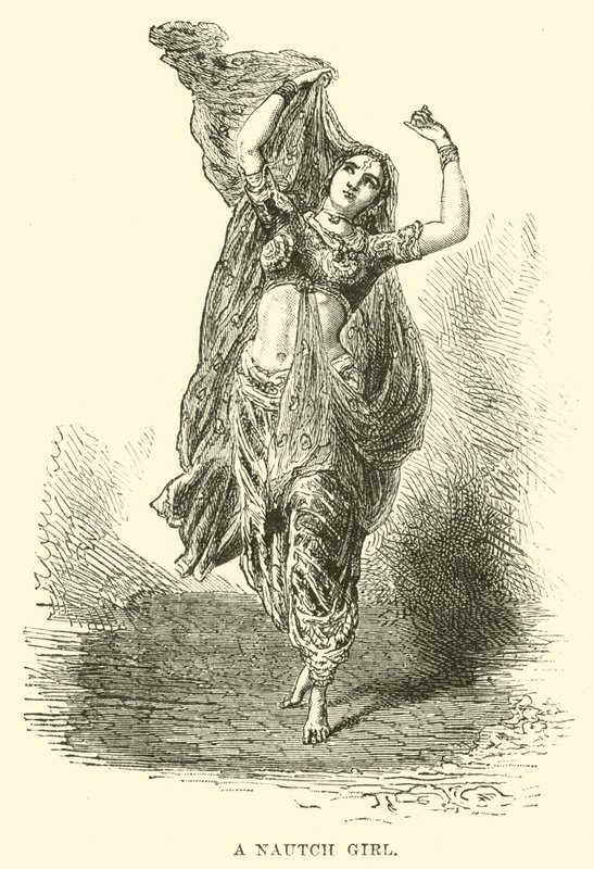 Egy Nautch lány alkotó: English School