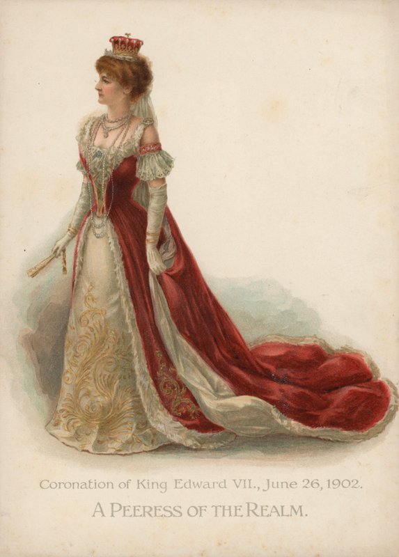 A Peeress of the Realm (chromolitho) alkotó: English School