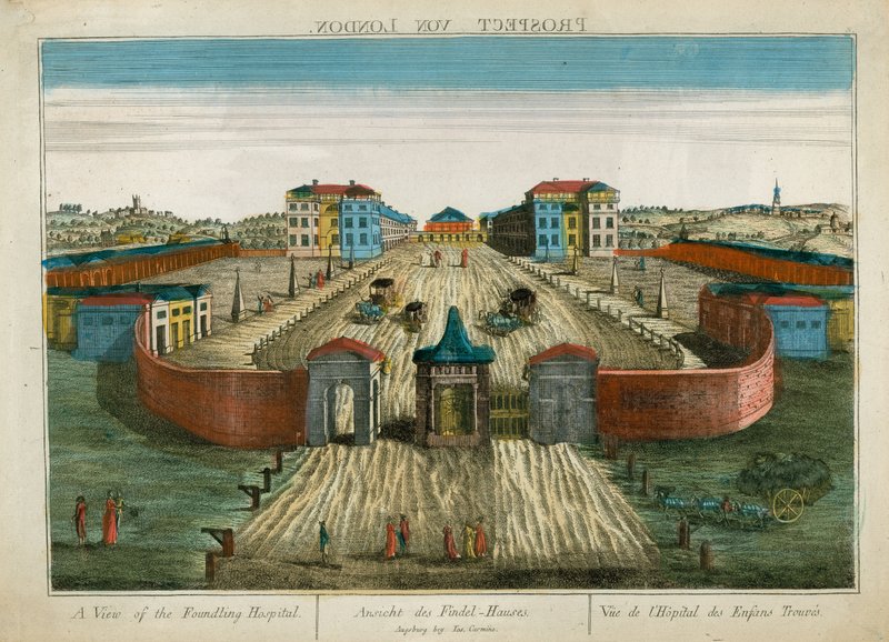 A Foundling Kórház képe alkotó: English School