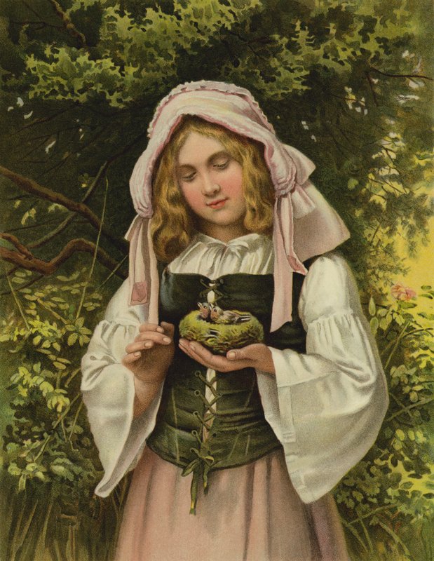 Egy fiatal család (chromolitho) alkotó: English School