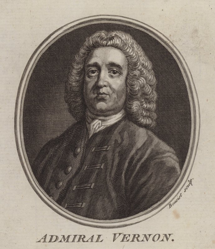 Vernon admirális (metszet) alkotó: English School