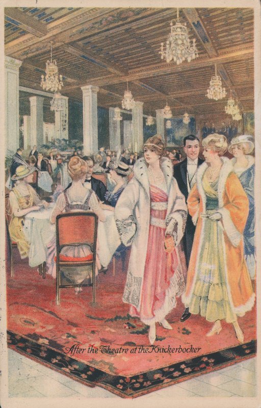 Színház után a Knickerbockerben alkotó: English School