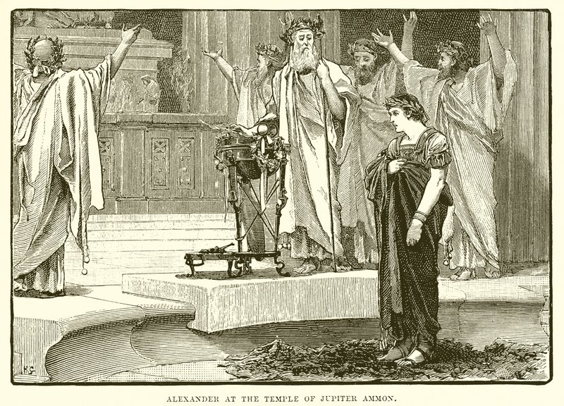Sándor Jupiter Ammon templomában alkotó: English School