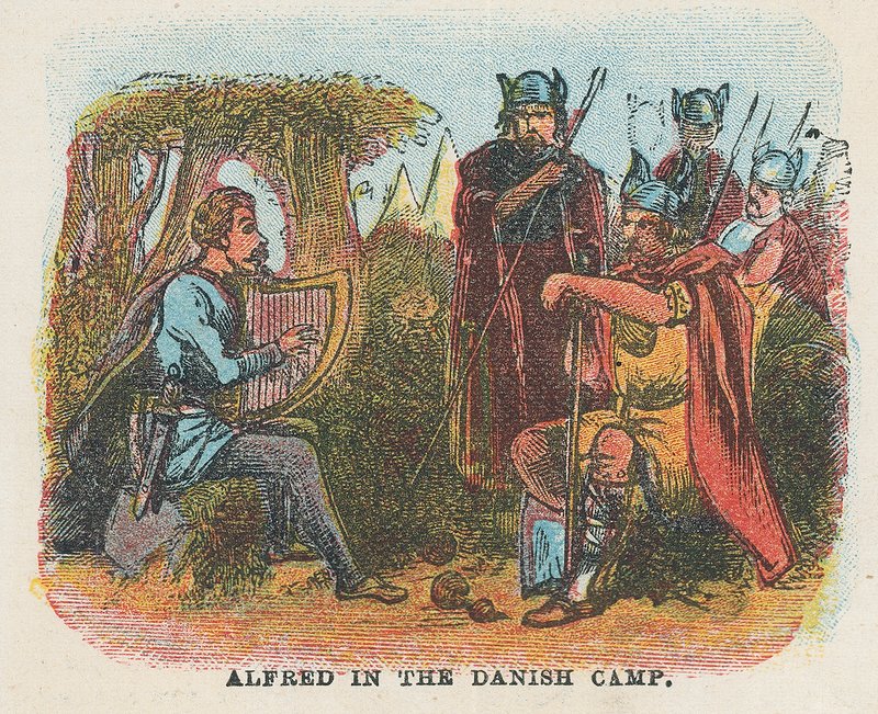 Alfred a dán táborban alkotó: English School