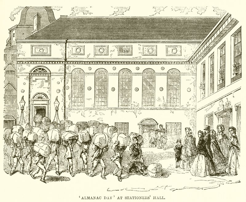 Almanach nap a Stationers Hallban alkotó: English School