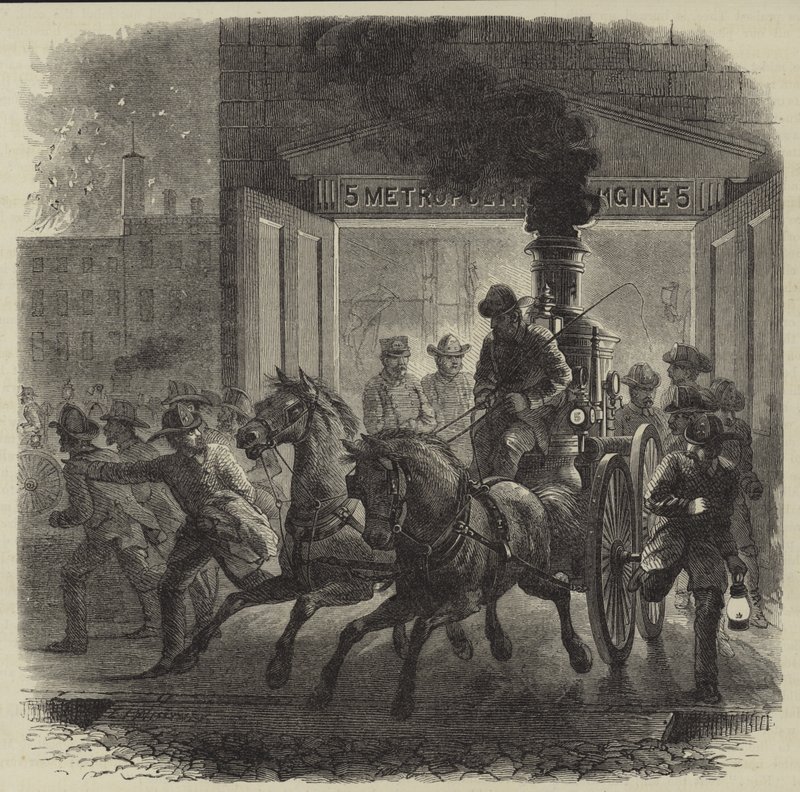 Amerikai tűzoltóállomás alkotó: English School